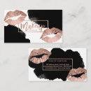 Recherche de lèvres noires cartes visite Moderne