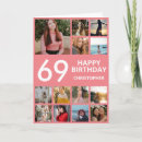 Recherche de 69 ans anniversaire cartes Soixante neuvième