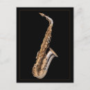 Recherche de instruments vent cartes postales Jazz