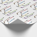 Recherche de bâton de hockey papier cadeau Hockey sur glace
