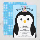 Recherche de de pingouin anniversaire invitations Simple