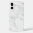 Recherche de marbre blanc iphone coques Élégant