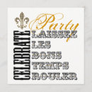 Recherche de laissez les bon temps rouler invitations Fête