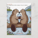 Recherche de castor drôle cartes postales Animal