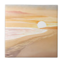 Recherche de beau coucher du soleil carreaux Océan