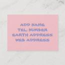 Recherche de couleur cerise cartes visite Rose