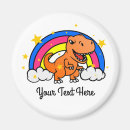 Recherche de dinosaure drôle magnets T rex