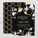 Recherche de abeille baby shower invitations Moderne