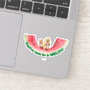 Recherche de pastèques drôles autocollants Humour