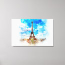 Recherche de tour eiffel abstrait Aquarelle