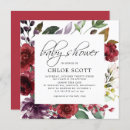 Recherche de marsala baby shower invitations Rouge