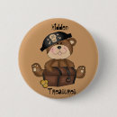 Recherche de trésor de pirate badges Amusement