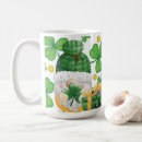 Recherche de shamrock irlandais tasses Charme chanceux
