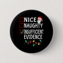 Recherche de père noël drôle badges Rendre l'amérique plus grande
