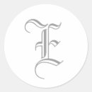 Recherche de monogramme e autocollants Élégant