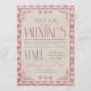 Recherche de dîner du jour valentine de invitations Typographie