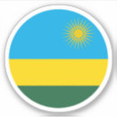 Recherche de rwanda autocollants Drapeau