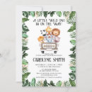 Recherche de wild jungle baby shower invitations Animaux safari