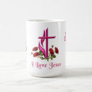 Recherche de jésus vous aime tasses Religieux
