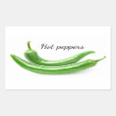 Recherche de piment vert autocollants Poivre