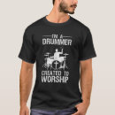 Recherche de drummer hommes tshirts Joueur