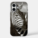 Recherche de zèbre iphone coques Noir