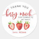Recherche de fraises autocollants Doux