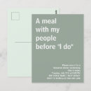 Recherche de repas cartes postales Minimaliste