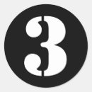 Recherche de numéro 3 autocollants Pour tous