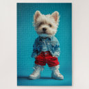 Recherche de chiens terrier puzzles West highland white terrier