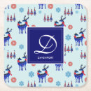 Recherche de rennes dessous de verres Scandinave