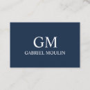 Recherche de initial standard cartes visite Professionnel