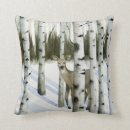 Recherche de chute de neige coussins Cerf