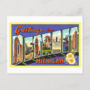 Recherche de detroit michigan cartes postales Vintage
