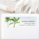 Recherche de palm tree wedding étiquettes adresse retour Plage