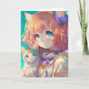 Recherche de chatons mignons vœux cartes Jeune fille