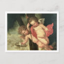 Recherche de deux anges cartes postales Cherubs