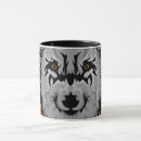 Recherche de tête de loup tasses Sauvage