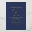 Recherche de bleu et blanc mariage invitations Simple