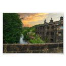 Recherche de pont de rivière Coucher de soleil