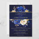 Recherche de élégant de bleu royal mariage invitations Taverne rustique branchée automne