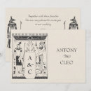 Recherche de égyptien mariage invitations Vintage