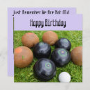 Recherche de boules de bowling vœux cartes Drôle