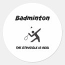 Recherche de citation de badminton autocollants Tennis