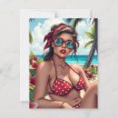 Recherche de fille bikini cartes postales Tropical
