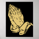 Recherche de mains de prière posters Église