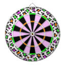 Recherche de néon jeux de fléchettes Rose