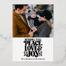 Recherche de amour joie paix vœux cartes Feuille d'or