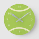 Recherche de raquette de tennis horloges Vert