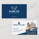 Recherche de service de plombier cartes visite Services de plomberie